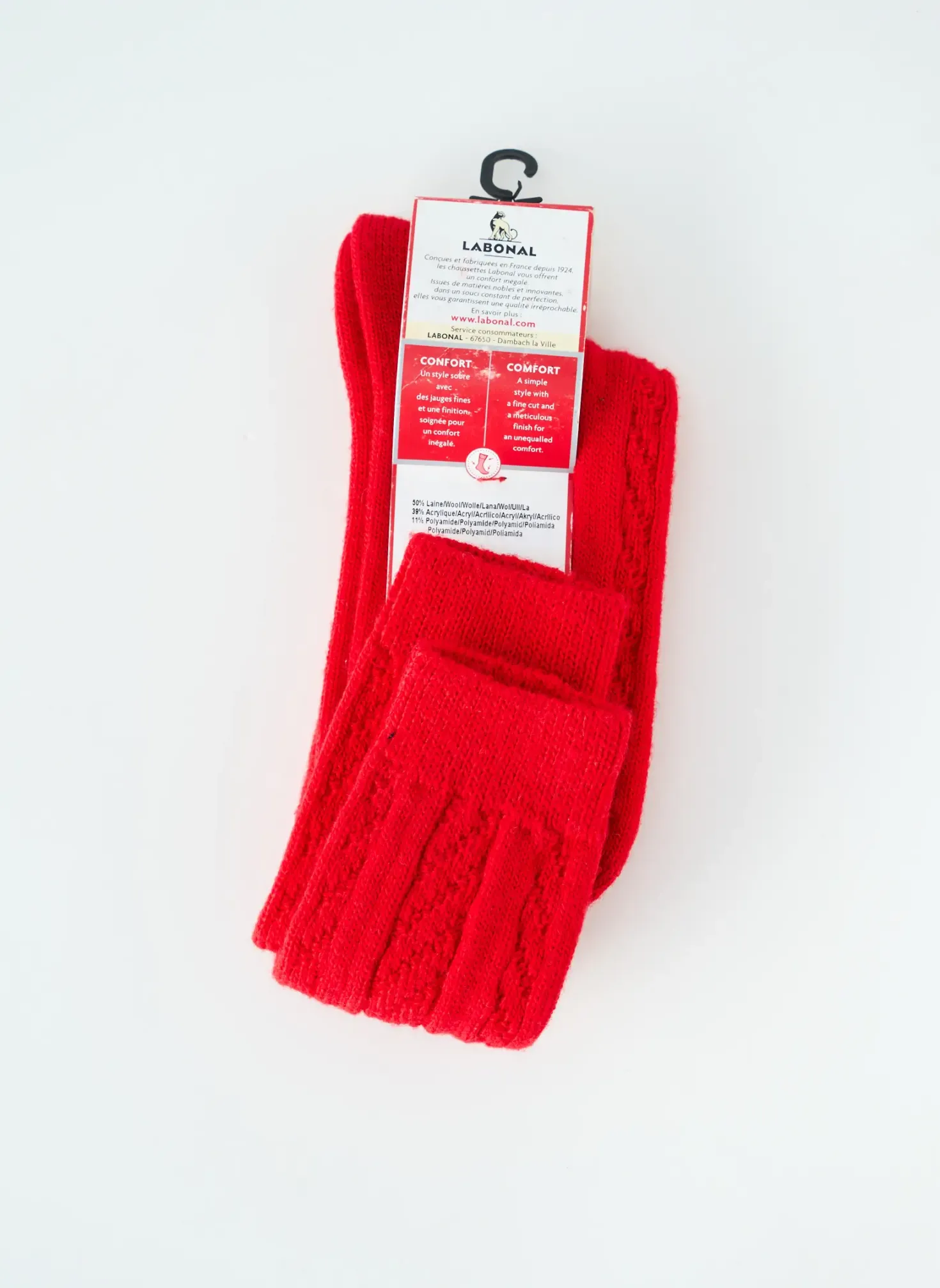 Chaussettes Labonal Rouge