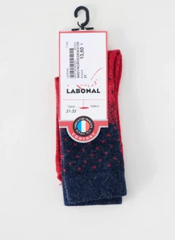 Chaussettes Labonal Rouge