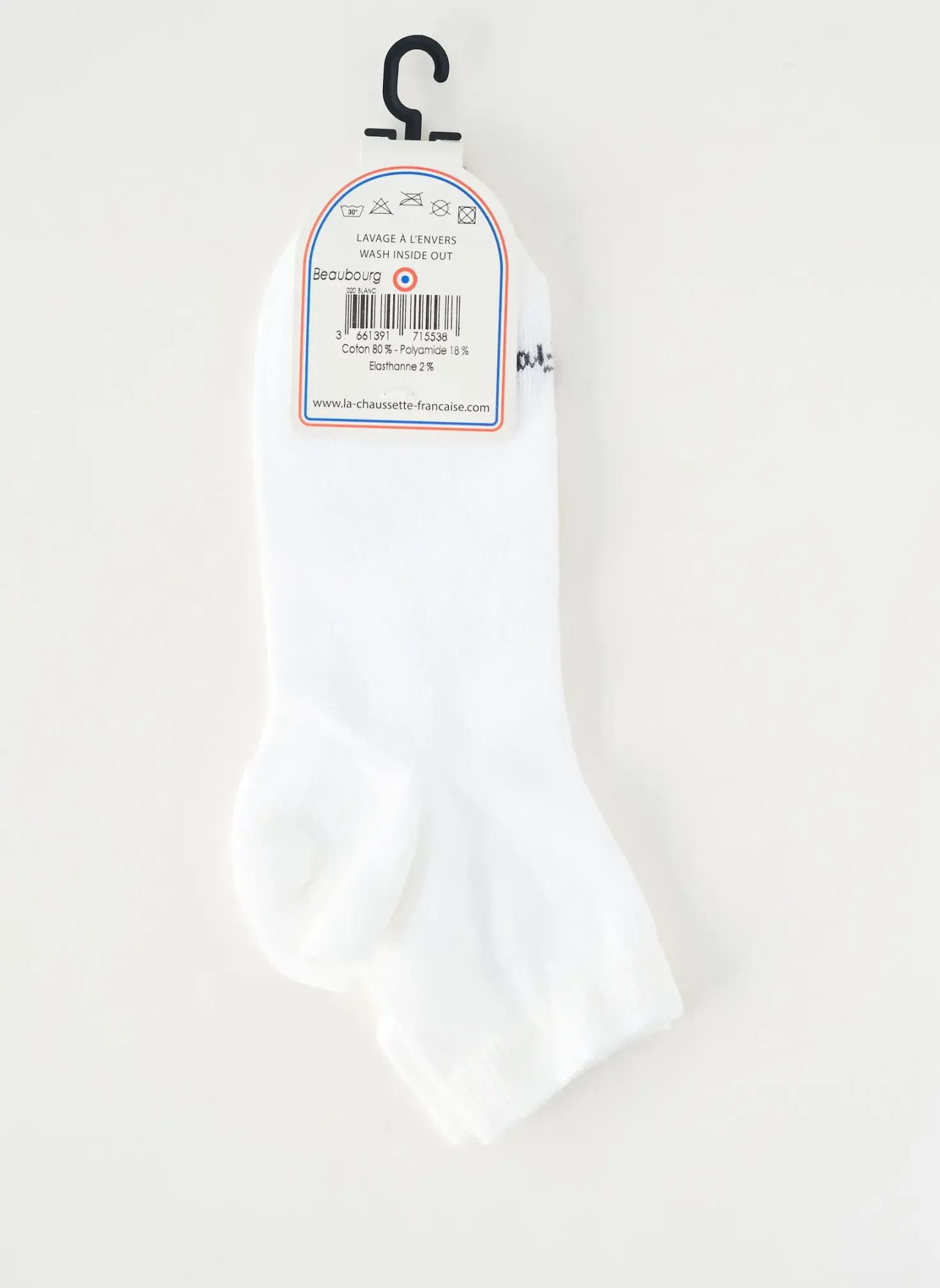 Chaussettes La Chaussette Française Blanc