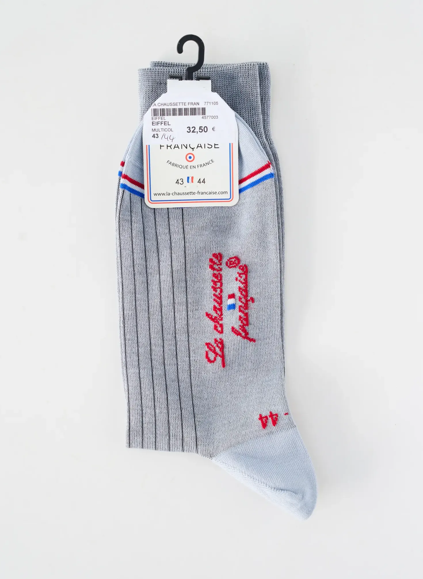 Chaussettes La Chaussette Française Gris