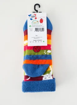 Chaussettes Ma Famille Bonheur Bleu