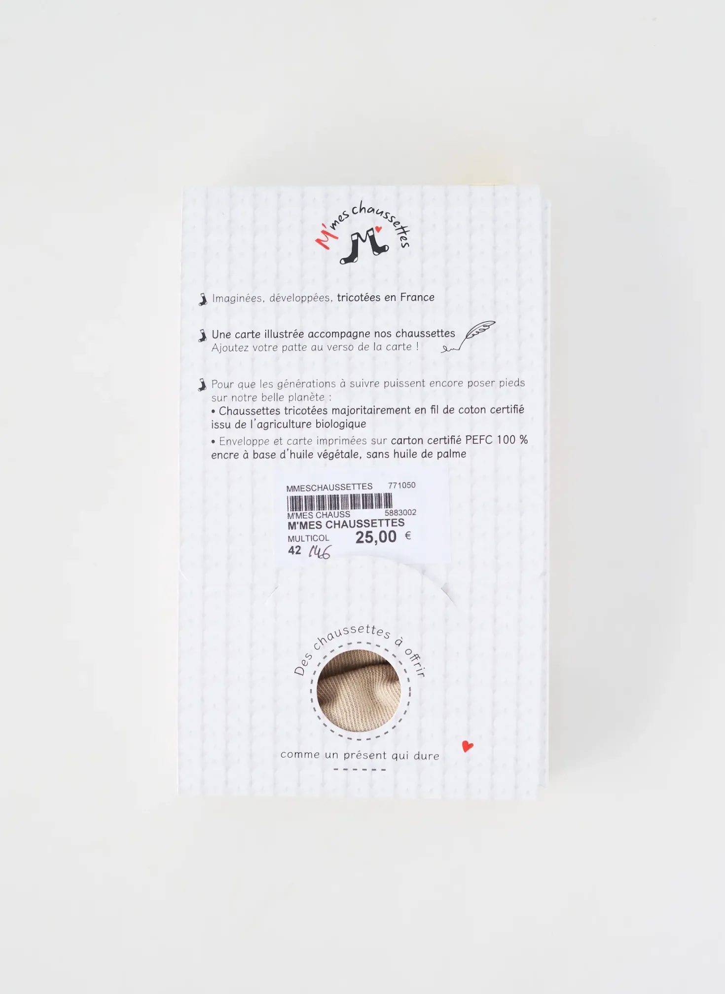 Chaussettes M'mes Chaussettes Beige