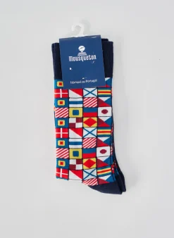 Chaussettes Mousqueton Bleu