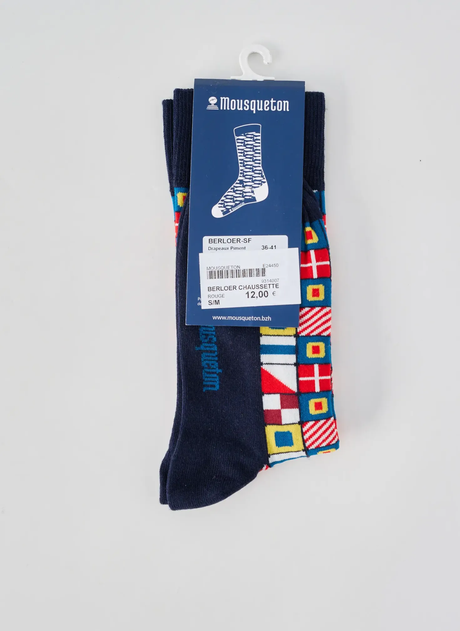 Chaussettes Mousqueton Bleu