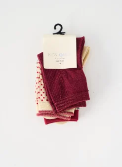 Chaussettes Only Rouge