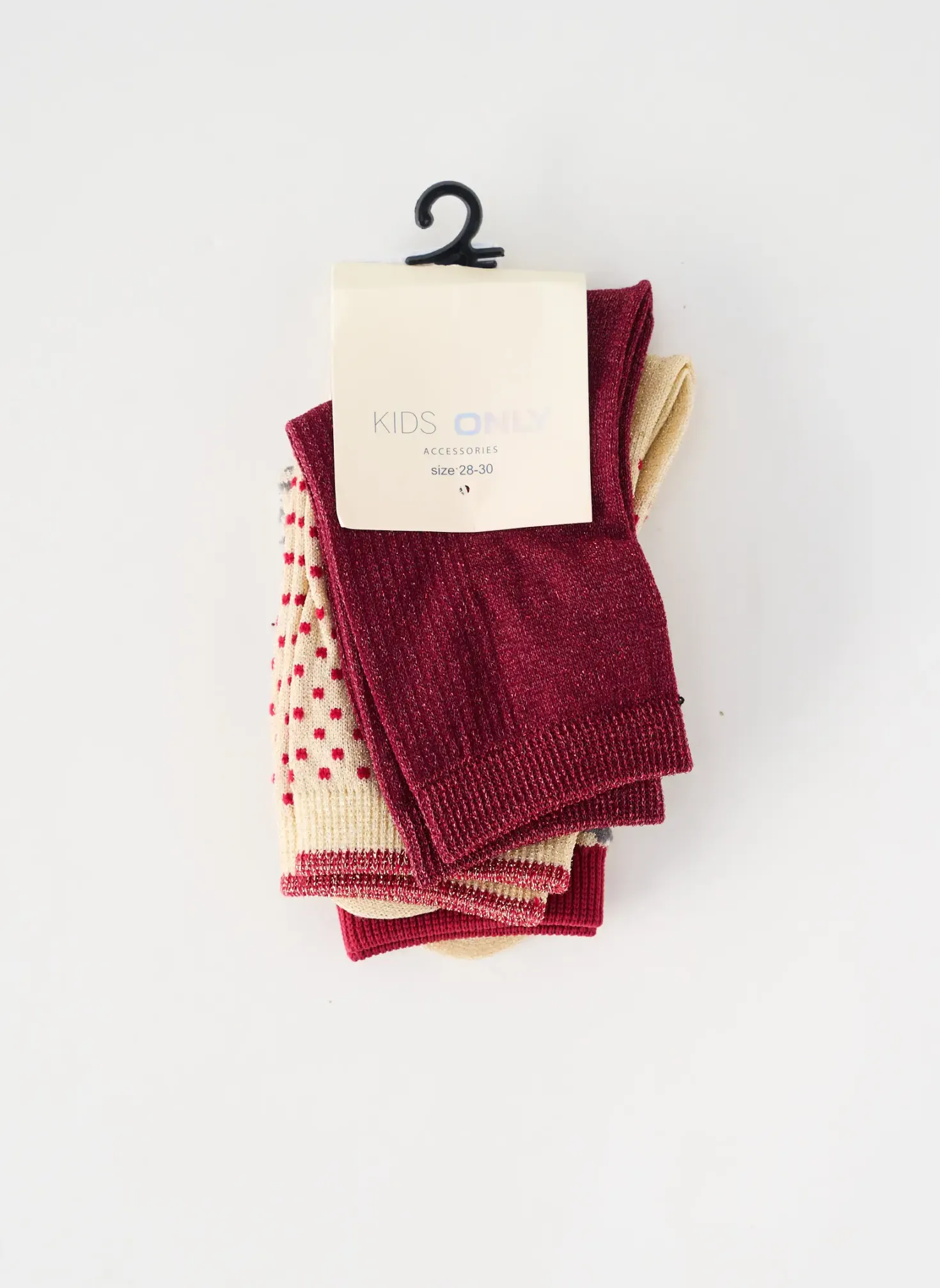 Chaussettes Only Rouge