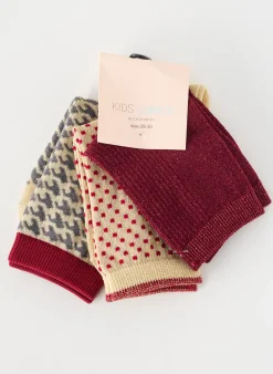 Chaussettes Only Rouge