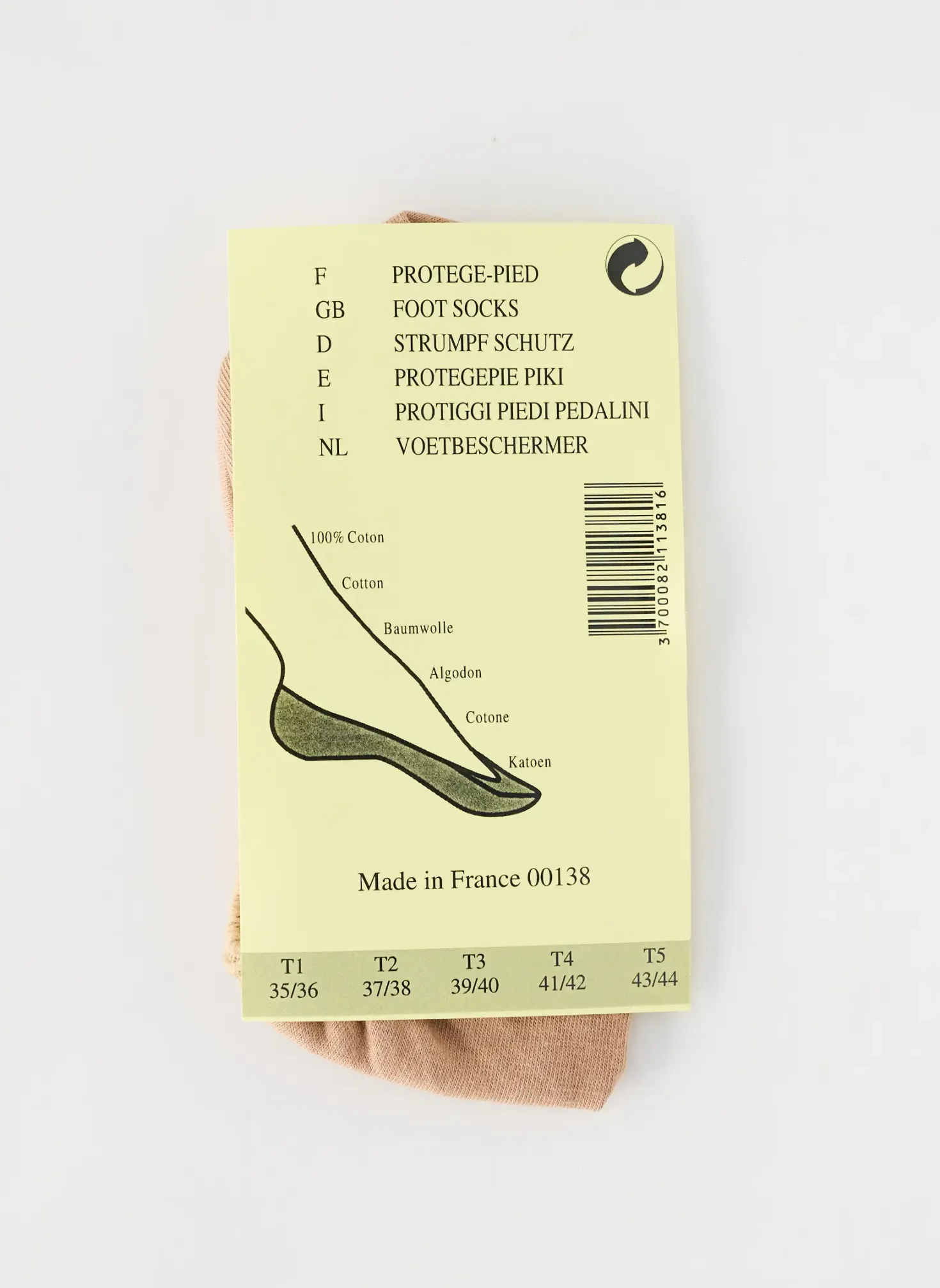 Chaussettes Perrin Beige