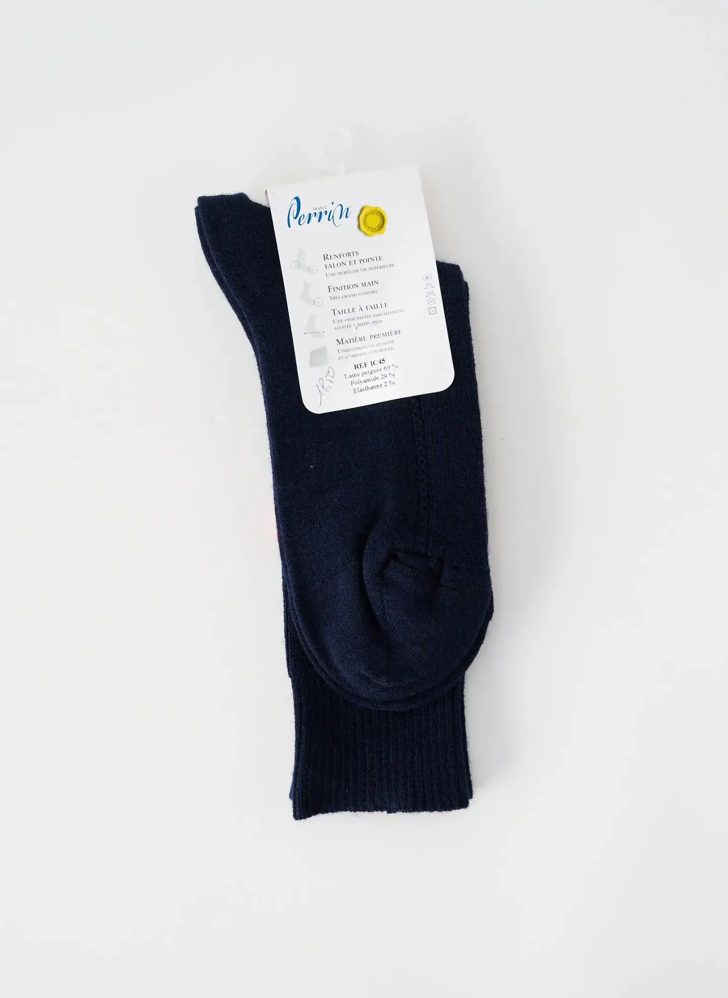 Chaussettes Perrin Bleu