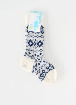 Chaussettes Perrin Bleu