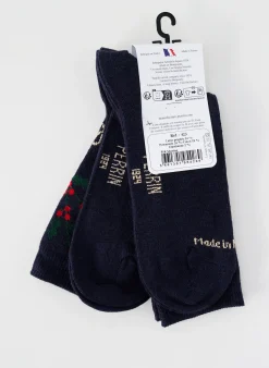 Chaussettes Perrin Bleu