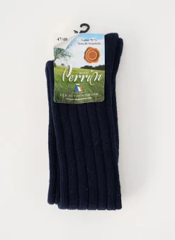 Chaussettes Perrin Bleu