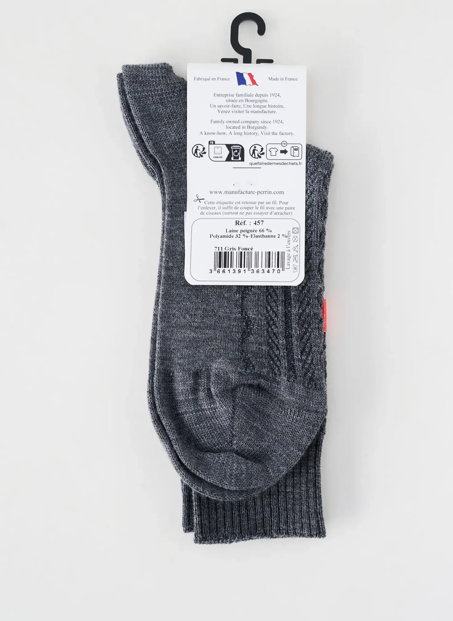 Chaussettes Perrin Gris