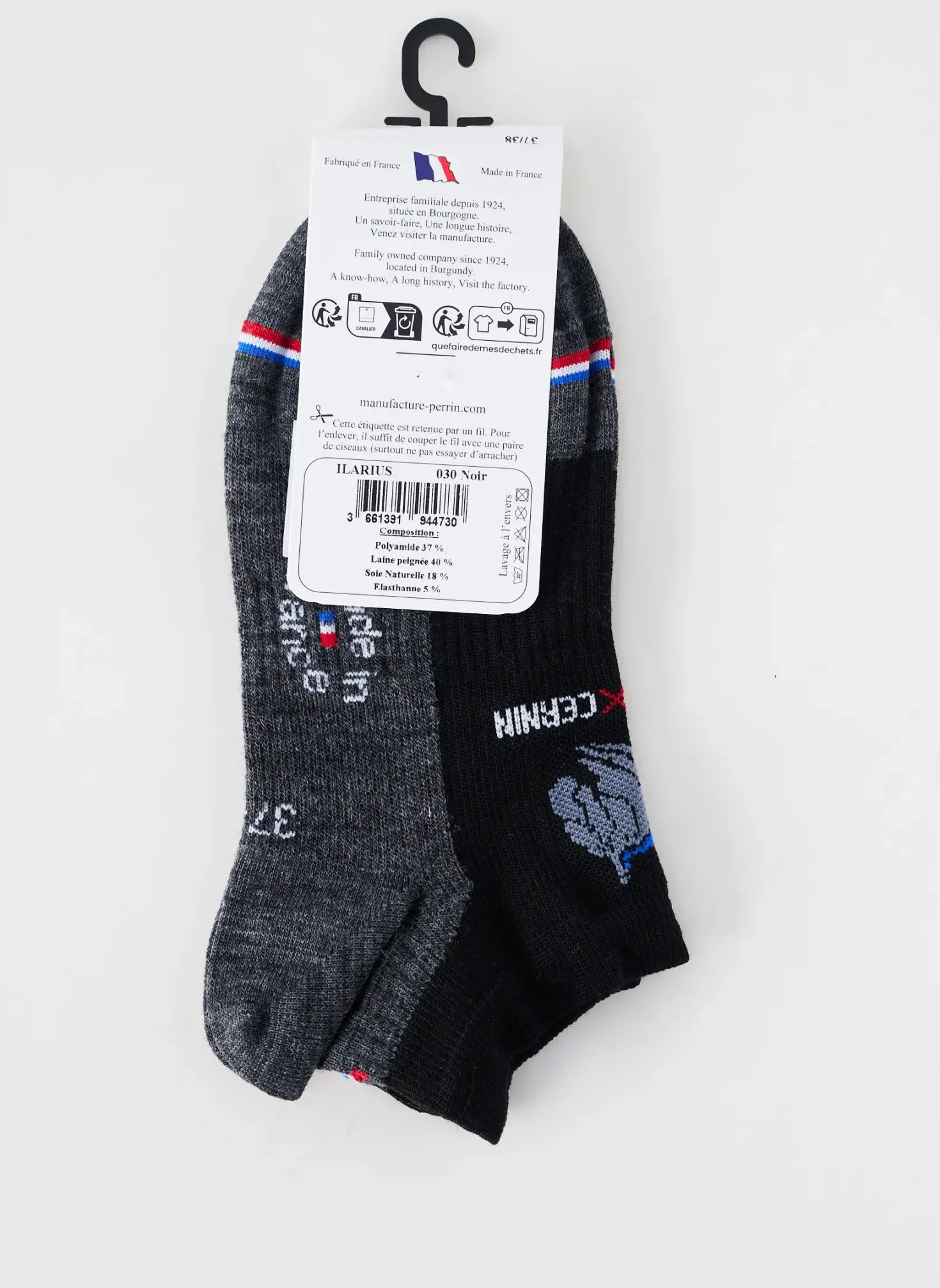 Chaussettes Perrin Gris