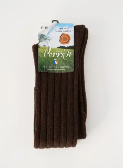 Chaussettes Perrin Marron
