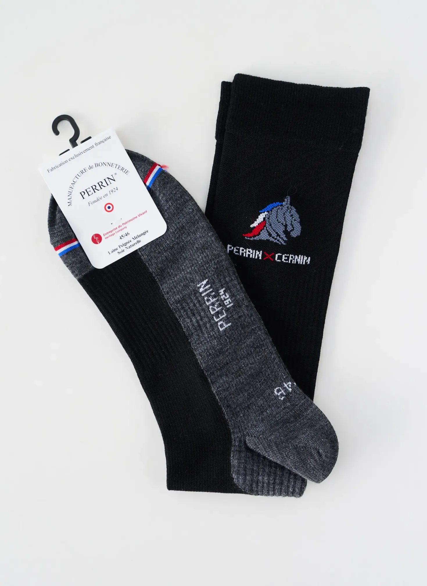 Chaussettes Perrin Noir