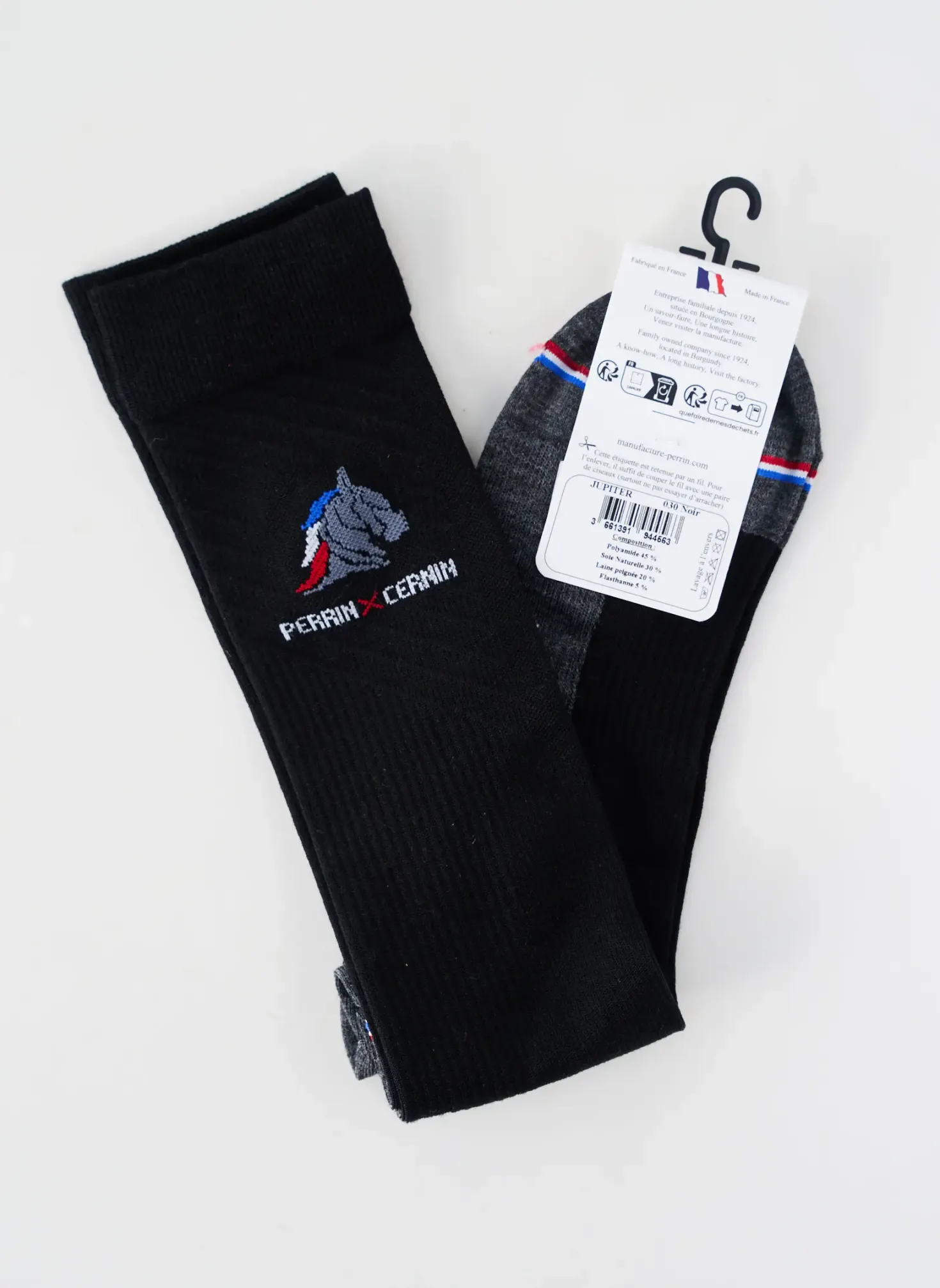 Chaussettes Perrin Noir