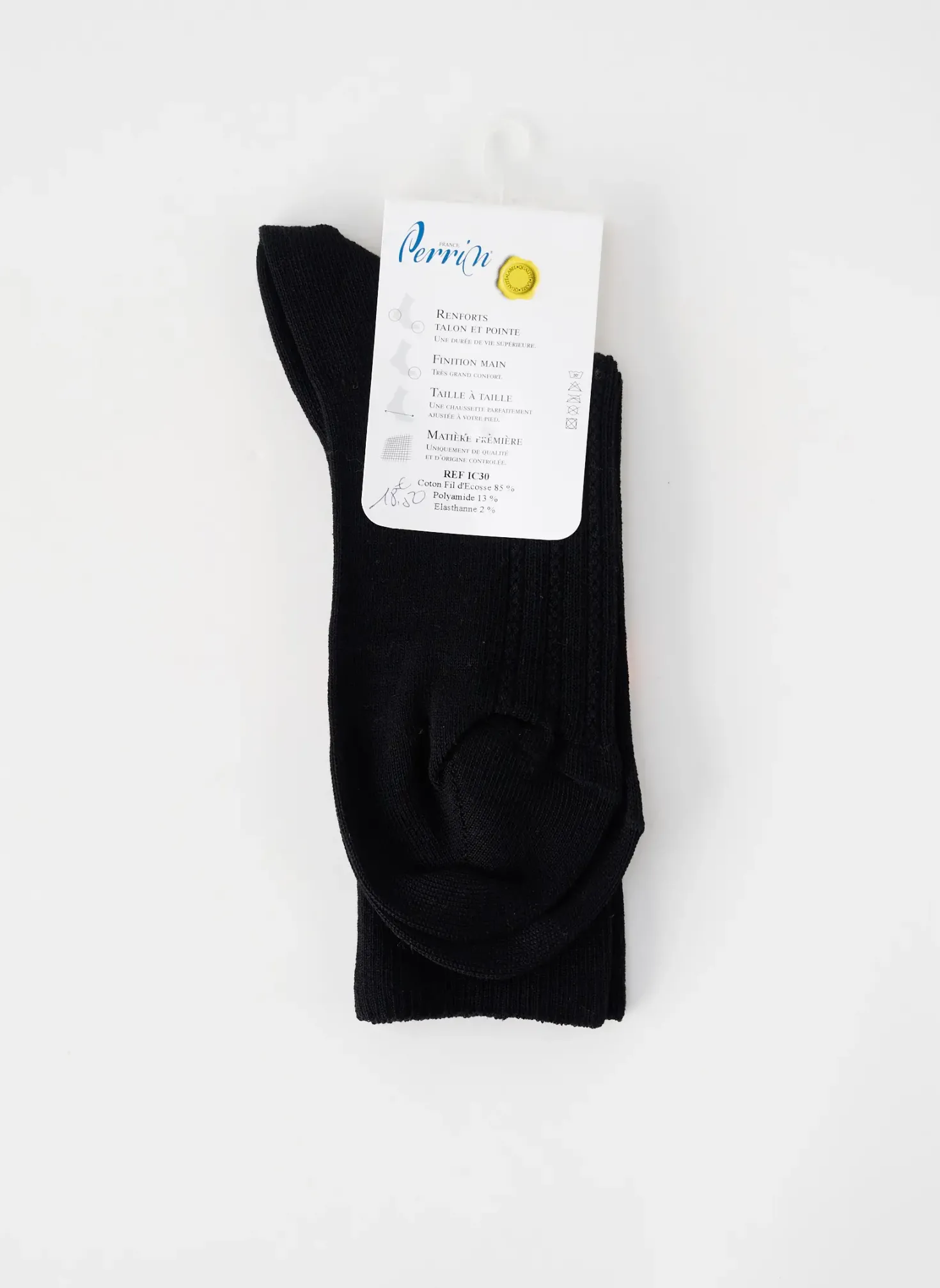 Chaussettes Perrin Noir