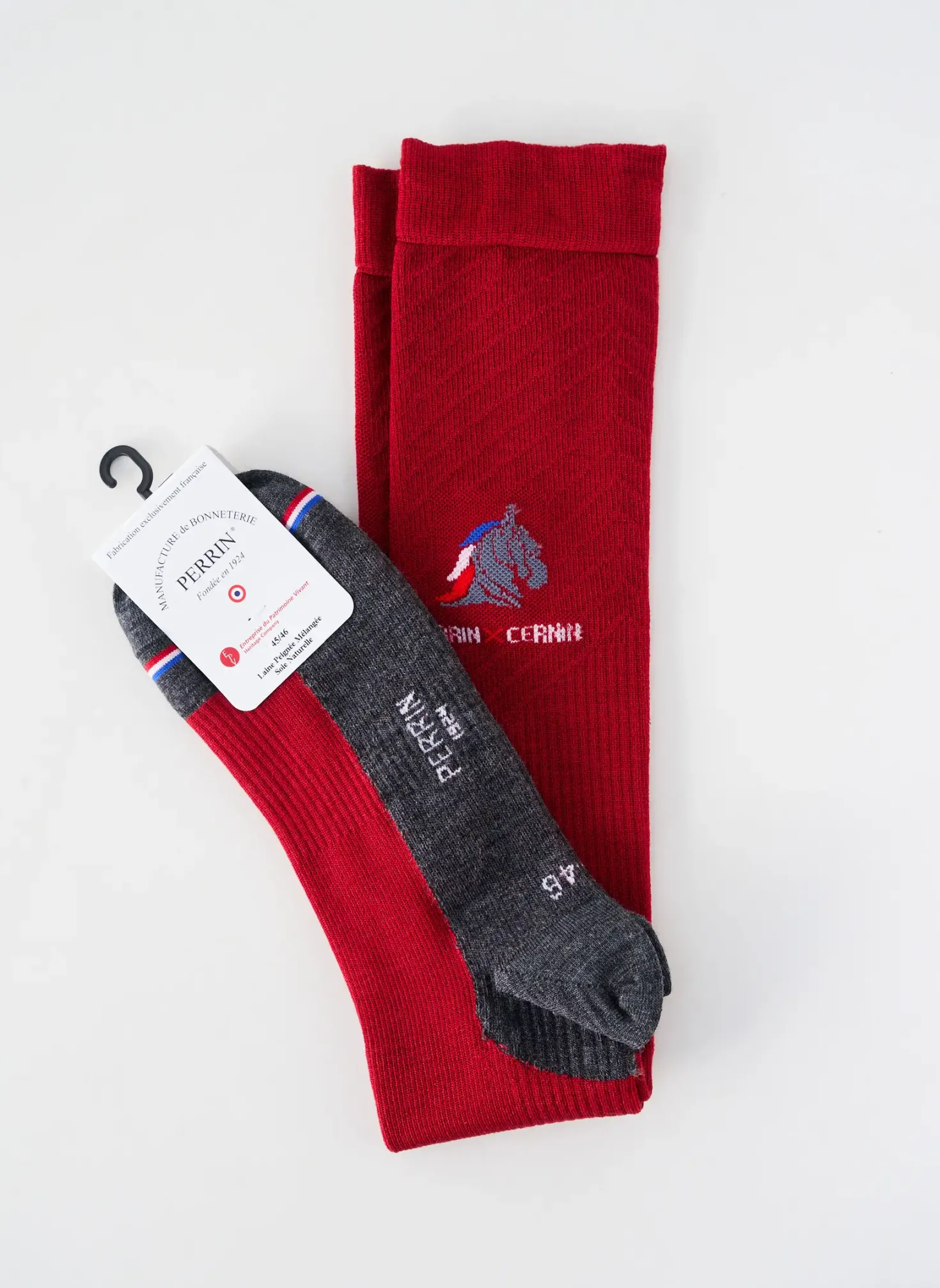Chaussettes Perrin Rouge