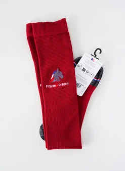 Chaussettes Perrin Rouge