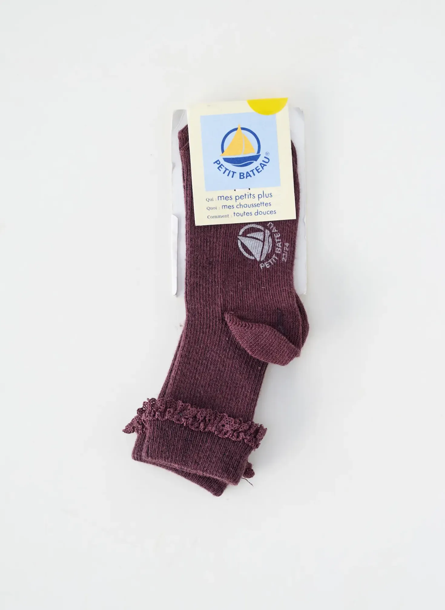 Chaussettes Petit Bateau Violet