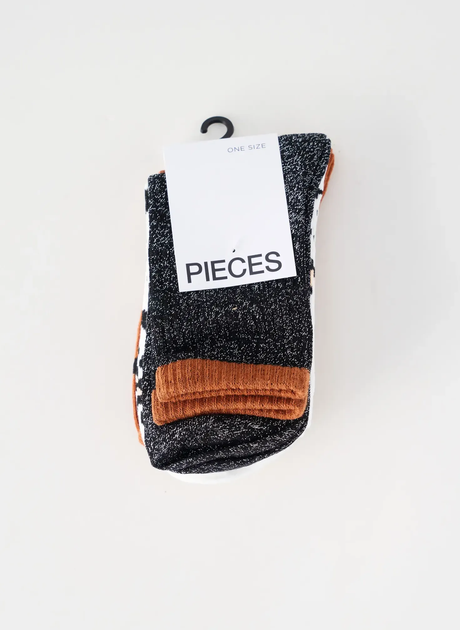 Chaussettes Pieces Marron