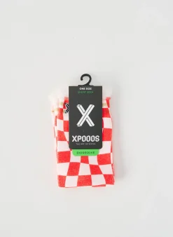 Chaussettes Xpooos Rouge