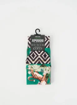 Chaussettes Xpooos Vert