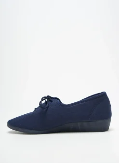 Chaussons/pantoufles Bayona Bleu Talon Plat Jusqu'à 3cm