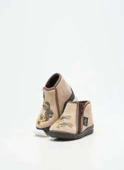 Chaussons/pantoufles Bellamy Beige Bout Rond