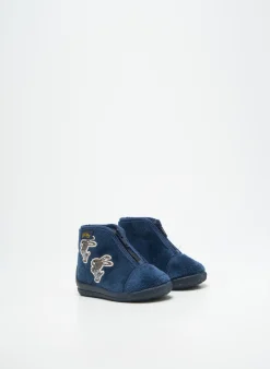 Chaussons/pantoufles Bellamy Bleu Bout Rond