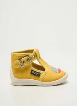 Chaussons/pantoufles Bellamy Jaune Bout Rond