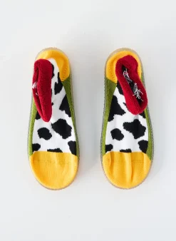 Chaussons/pantoufles Berthe Aux Grands Pieds Vert Bout Rond