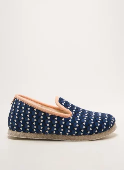 Chaussons/pantoufles Chausse Mouton Bleu Talon Plat Jusqu'à 3cm