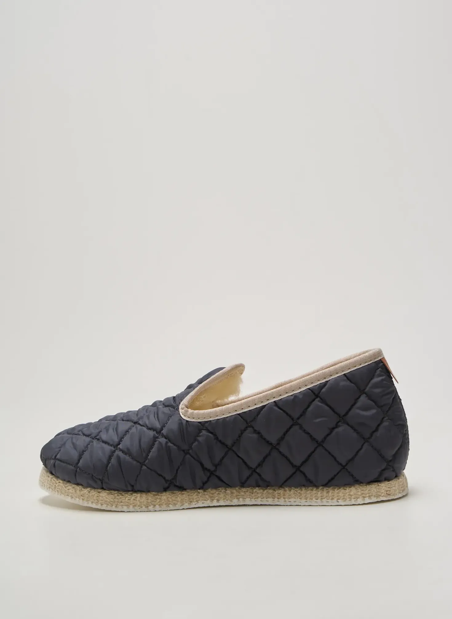 Chaussons/pantoufles Chausse Mouton Gris Talon Plat Jusqu'à 3cm