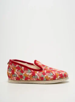 Chaussons/pantoufles Chausse Mouton Rouge Talon Plat Jusqu'à 3cm