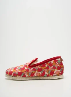 Chaussons/pantoufles Chausse Mouton Rouge Talon Plat Jusqu'à 3cm