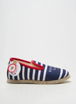 Chaussons/pantoufles Chausse Mouton Bleu Talon Plat Jusqu'à 3cm