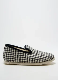 Chaussons/pantoufles Chausse Mouton Noir Talon Plat Jusqu'à 3cm