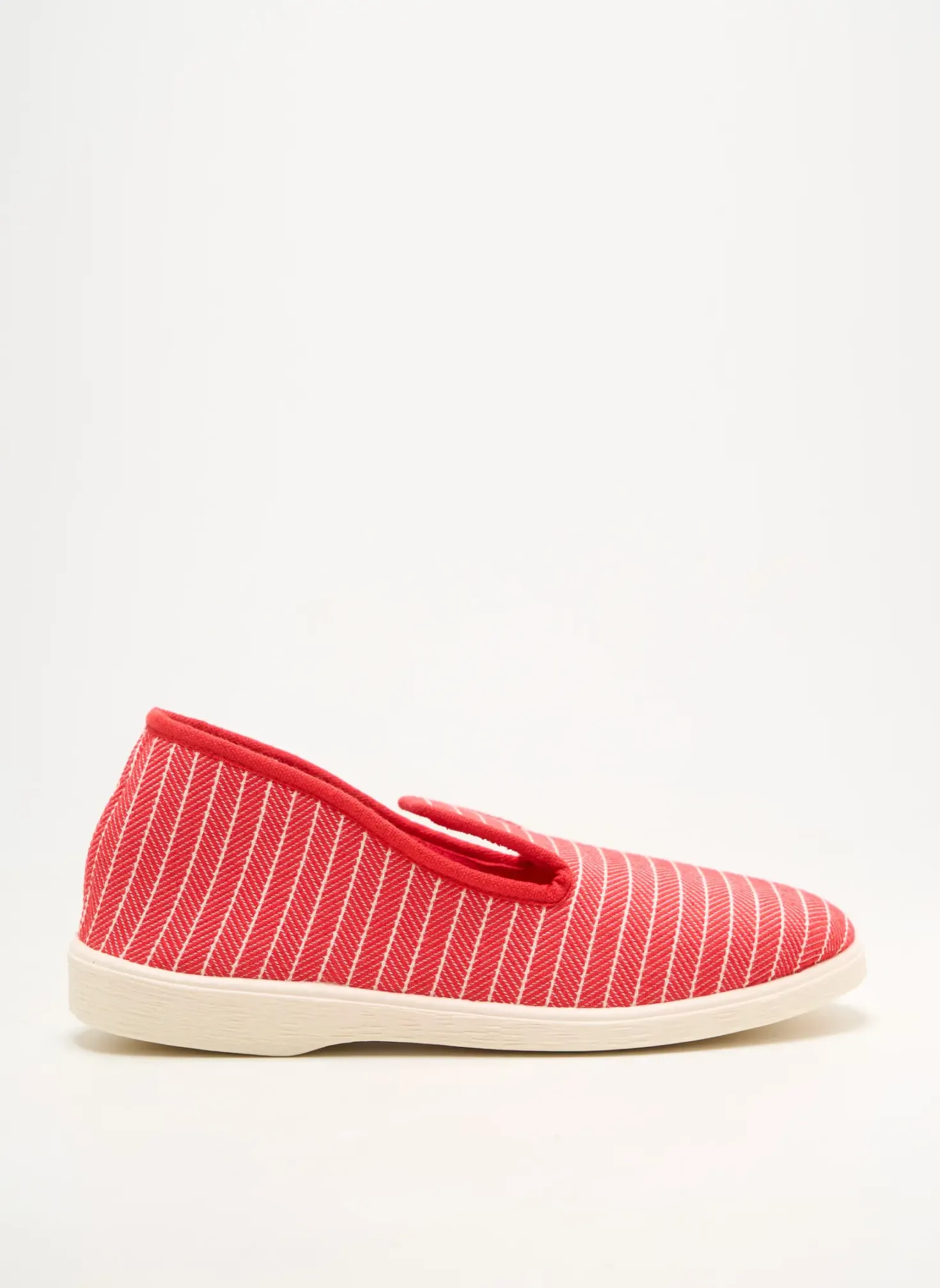 Chaussons/pantoufles Damart Rouge Talon Plat Jusqu'à 3cm