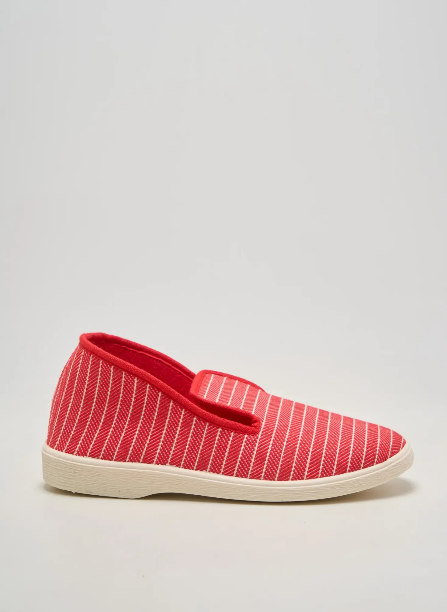Chaussons/pantoufles Damart Rouge Talon Plat Jusqu'à 3cm
