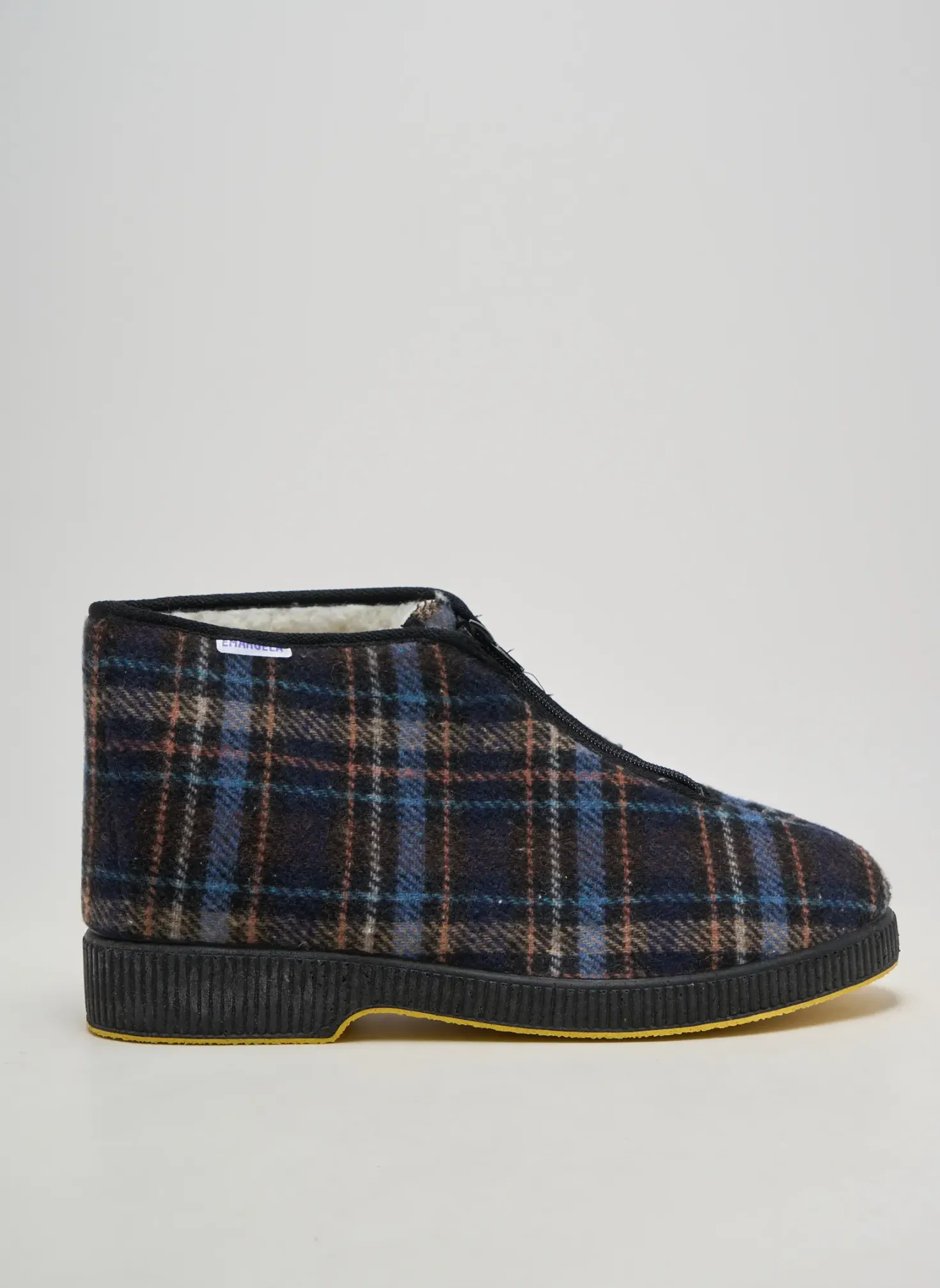 Chaussons/pantoufles Emanuela Bleu Talon Plat Jusqu'à 3cm