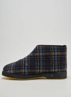 Chaussons/pantoufles Emanuela Bleu Talon Plat Jusqu'à 3cm
