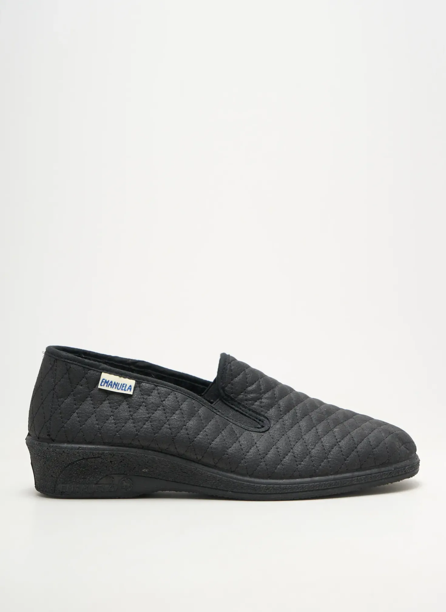 Chaussons/pantoufles Emanuela Noir Talon Plat Jusqu'à 3cm