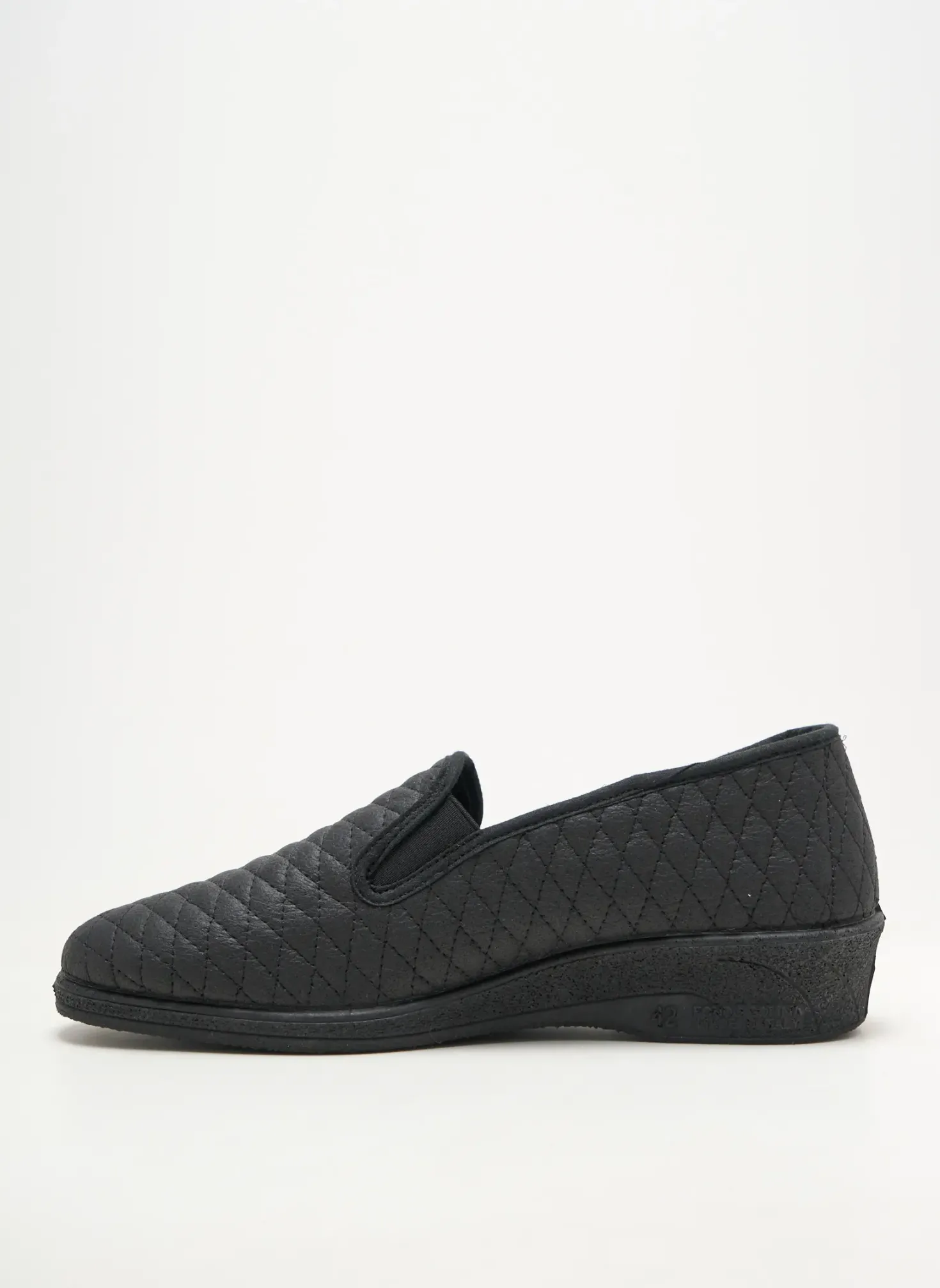 Chaussons/pantoufles Emanuela Noir Talon Plat Jusqu'à 3cm