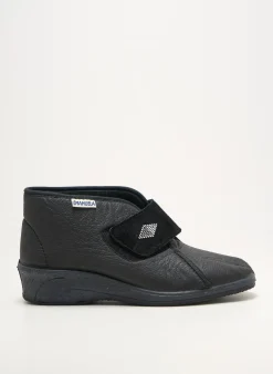 Chaussons/pantoufles Emanuela Noir Talon Plat Jusqu'à 3cm
