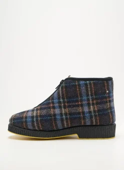 Chaussons/pantoufles Emanuela Bleu Talon Plat Jusqu'à 3cm