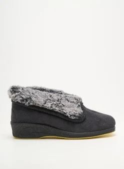 Chaussons/pantoufles Emanuela Gris Talon Plat Jusqu'à 3cm