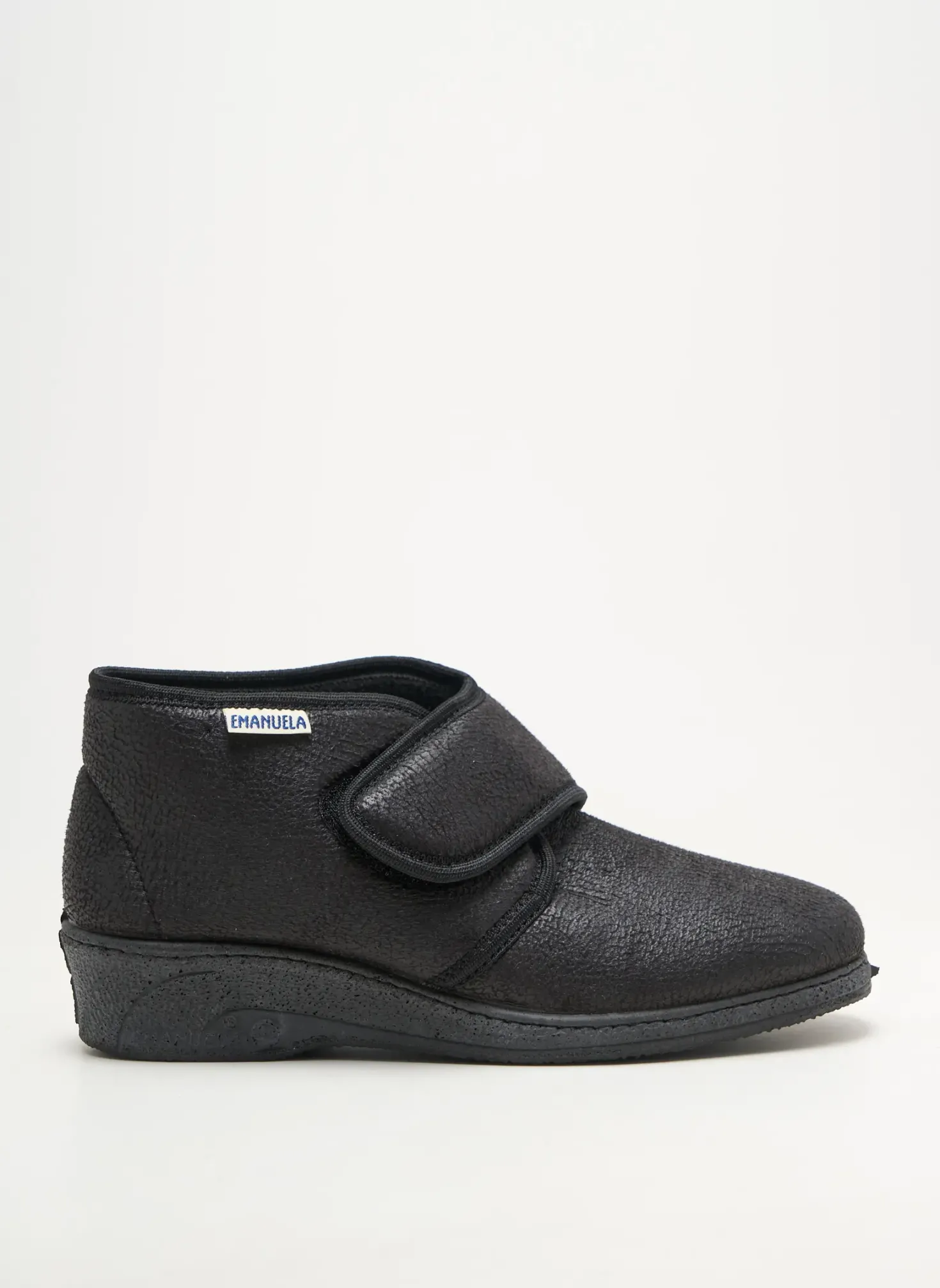 Chaussons/pantoufles Emanuela Noir Talon Plat Jusqu'à 3cm