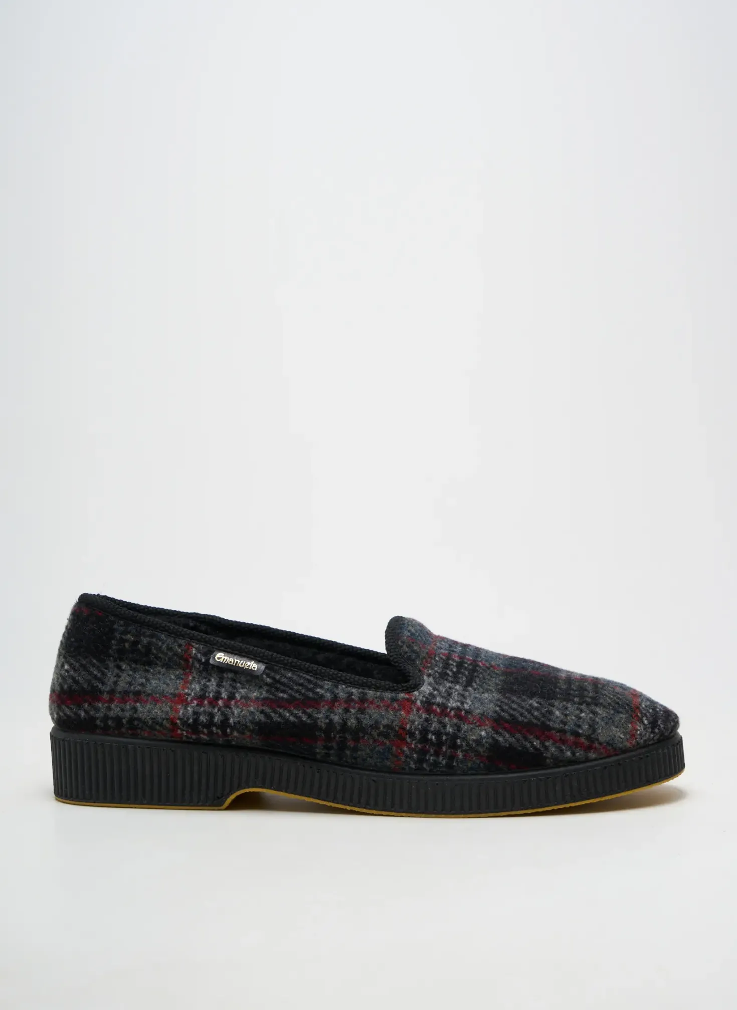 Chaussons/pantoufles Emanuela Gris Bout Rond